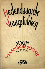 publicatie van Sociale Week: studiesweek voor leiders van de christelijke arbeidersbeweging